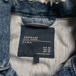 ZARA  trafaluc denim distressed jean jacket Photo 1