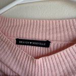Brandy Melville  Pink Ribbed Sweater Photo 1