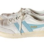 Gola Falcon White Blue Lavender Leather Classic Sneakers size 10 Photo 3