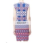 Alexander McQueen Nwot  graphics check dress Photo 1