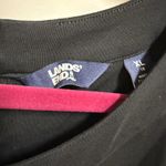 Lands' End  Black Sleeveless Gathered Neck Keyhole Back Top XL 18 Photo 2