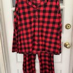 Jammies For Your Families Women's Pajamas Buffalo Red Black Check Women Sz L Size L Photo 0