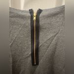 Sunny Leigh  Charcoal Sleeveless Top with Gold Zipper Photo 4