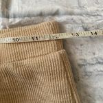 Women XS knit tube top and pull on shorts outfit tan Photo 3