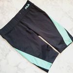 FILA black colorblock bike shorts size xs Photo 0