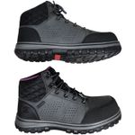 Skechers  Women's Waterproof Composite Toe Work Boots Memory Foam Gray Size 9.5 Photo 4