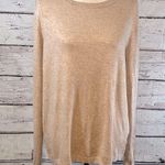 TEE BERRY & WEAVE Sweater Crewneck Lightweight Oatmeal Heather w Raised Dots Photo 0