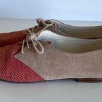 Bimba Y Lola Women’s Leather Oxford Lace Up Flats Size 8 Photo 2