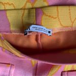 ZARA •floral wide leg pink pants•sz M Photo 3