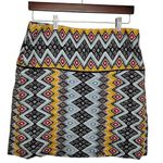 Loft  Graphic Print Skirt, Size 6 Photo 0