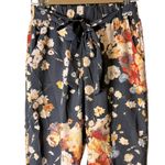 Leith  Tie Waist Floral Print Pants Size Small #TL333781‎ Photo 1