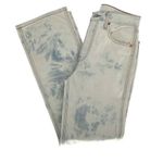 RE/DONE  Womens Tie Dye 90’s High-Rise Loose Straight Leg Jeans Acid Wash Size 25 Photo 5
