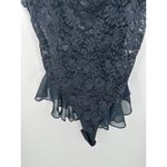 Victoria's Secret  Women Black Lace Bodysuit Size M Tie Sexy Lingerie Ruffles Y2K Photo 3