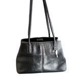 Fossil  Black Leather Shoulder Purse Handbag Photo 3