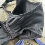 Cacique and Wacoal set of 2 bras in size 36 DDD navy blue and black full support Photo 9