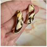 Trifari abstract modern python safari collection earrings Photo 1