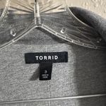 Torrid gray Open Front Blazer Photo 6