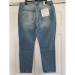 Good American  Good Classic Skinnyish Fit Distress Indigo Hi-Rise Jeans Sz 14/32 Photo 3