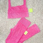 Boutique High Waist Seamless Gym Yoga Workout Set S/M Pink Photo 0