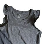 Universal Threads Universal Thread Midi Maxi Dress Ruffle Sleeve Size S Gray Distressed Minimalist Photo 7