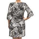 Alexandra+Oak Boat Neck Elbow Sleeve Dress Black and white‎ size XXL Photo 2