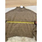 New In‎ Wool Blend Sweater Size M Brown Pullover Crewneck Size M Photo 2