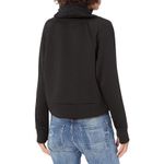 Juicy Couture  Sport Black‎ Quilted Crop Funnel Neck Pullover Sweatshirt- L Photo 13