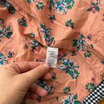 Sundance Womens Tansy Gingham Floral Embroidered Linen Blend Blazer Size Medium Photo 7