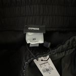 EXPRESS NWT Faux Leather Black Joggers Pants XS Pull On Photo 8
