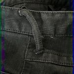 Free People  Black Vertical Textured Straight 5 Pocket Button/ZipUp Jeans-Size 29 Photo 8
