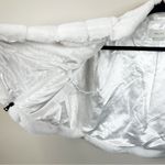 BHLDN  Shawl Jacket Wrap Womens Small White Faux Fur Photo 4