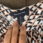 Who What Wear geo print wrap skirt woman’s size 2 Photo 2