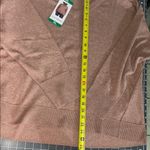 Lucky Brand  Women's Soft Pink V-Neck Sweater Photo 1