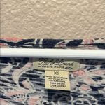 Lucky Brand Women’s Navy Blue Pink Floral Bohemian Boho Cotton Modal Top XS Photo 2