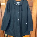 Style & Co black  Anorak Rain Jacket Photo 0