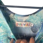 Jams World Vintage 90s Size Medium Blue Hawaii Hibiscus Floral Maxi Dress Photo 3