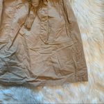 BP  Paper Bag Waist Mini Skirt A-Line Khaki Beige Photo 3