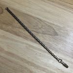 Artisan Vintage Designer Box Link Chain Bracelet 8" Gold Tone Photo 2