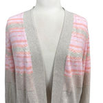 kim rogers  Cardigan Size M Beige and Pink Photo 1