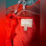 Show Me Your Mumu NWT  Red Ruffled Jennie Ann Mini Dress Photo 7
