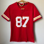 Kansas City Chiefs Travis Kelce Red Football Jersey Women's Small Photo 0