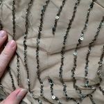 Adrianna Papell  Beige Sleeveless Blouson Beaded Gown 2 Photo 9