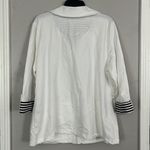 Karen Scott Women’s Plus Size French Terry Jacket black/white size XL Photo 4