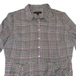 Banana Republic Plaid Shirt Dress Career Casual Workwear Petite 10 Photo 4