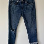 Rag and Bone Dre Jeans Medium Wash Distressed Slim Fit Skinny Denim Photo 2