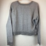 J.Crew Heather Gray Cropped Long Sleeve Shirt Top A132 Photo 4