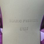 Marc Fisher  Womens Toree Heeled Mule Sandal Size 8.5 M Pink Woven Slip On Preppy Photo 7