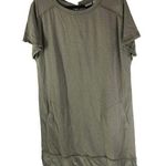 Chico's Zenergy Sage Green Lace-Up Back Dress Pockets Tunic Size 2 (US 12/14) Photo 0