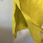 Bryn Walker  Tunic Womens Small Yellow Linen Top Lagenlook Peasant Summer Comfort Photo 1