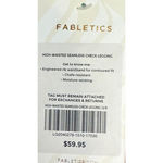 Fabletics  Women's‎ Legging High-Waisted Seamless Check Bermuda Sea Sz. 24 NWT Photo 5